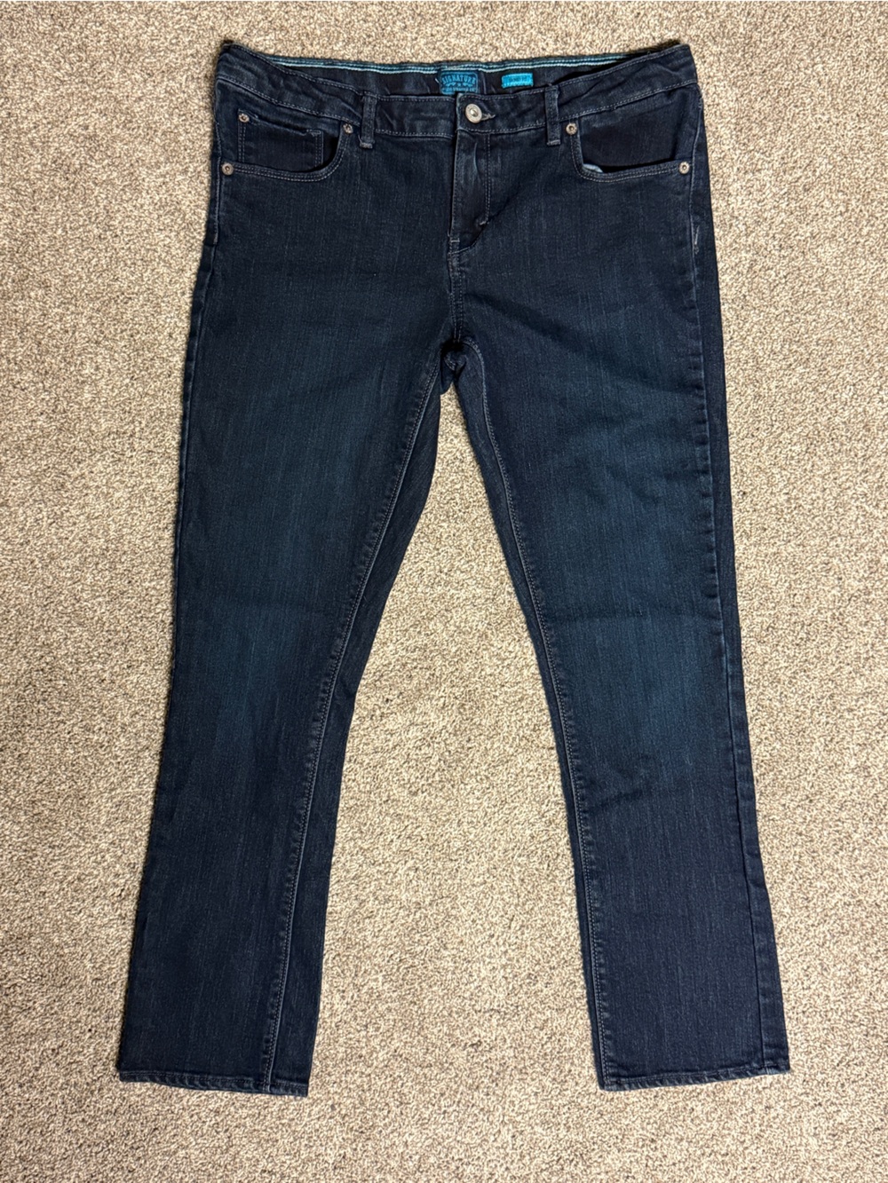Signature by Levi Strauss & Co. Girls Jeans Skinny Fit Size 14.5